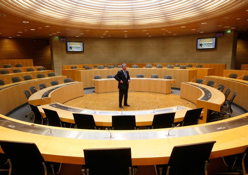 Hémicycle du Conseil régional d'Alsace, mars 2010