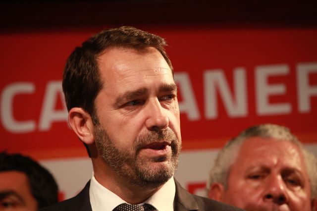 Christophe Castaner au soir du premier tour