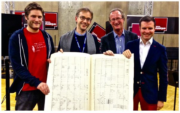 De gauche à droite : Jérémie Cahen, Jérémie Rousseau, Christian Merlin, Jérémie Bigorie