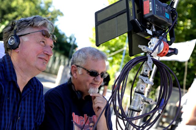 Jules-Edouard Moustic et Benoît Delépine sur le tournal de "Groland, le gros métrage"