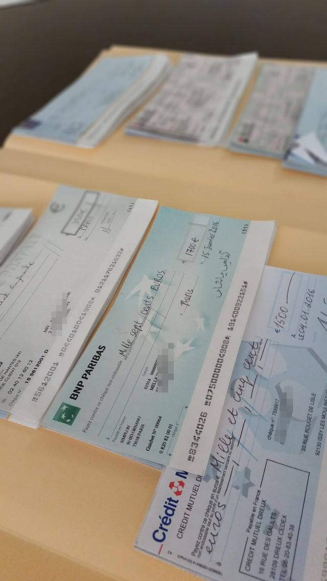Des chèques signés par des faux étudiants chinois