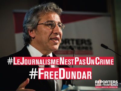 Can Dündar, journaliste turc emprisonné depuis le 26 novembre dernier