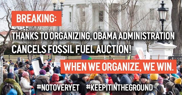 Appel à la mobilisation de 350.org aux Etats-Unis, pour que l'administration Obama désinvestisse des énergies fossiles