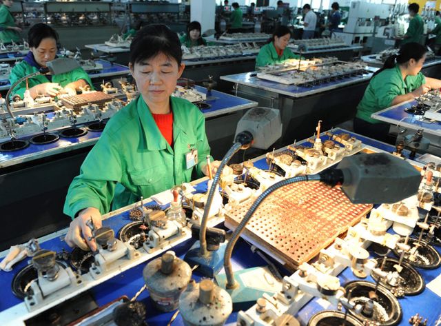 Une usine sous-traitante de Samsung, en Chine (Illustration)