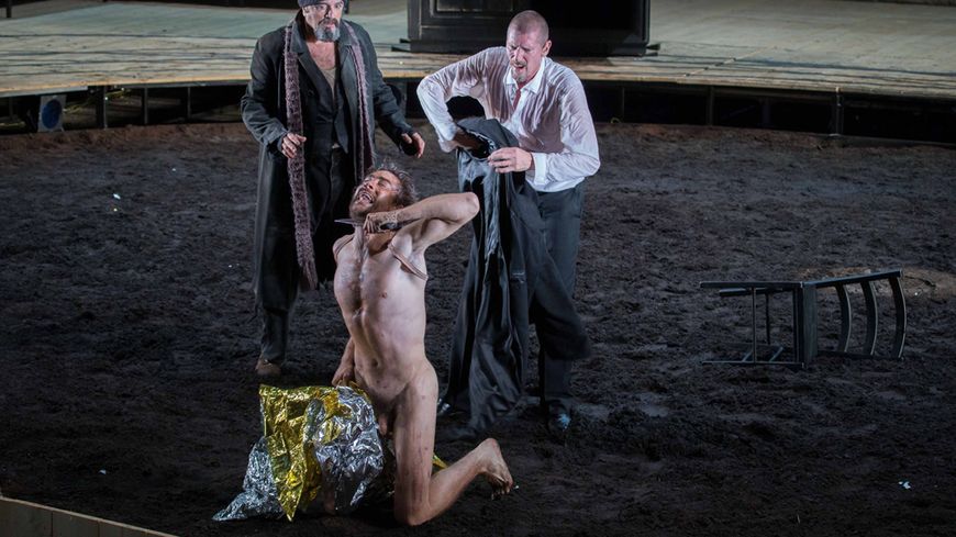 "le Roi Lear", mise en scène par Olivier Py, au Festival d'Avignon 2015