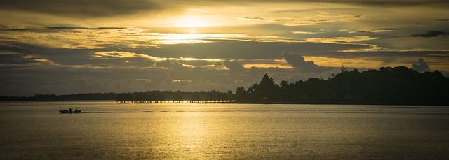 Tahiti Coucher de soleil