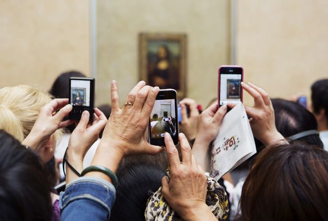 Louvre par Martin Parr