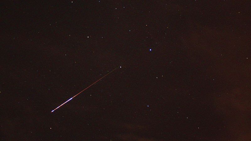 Etoile filante à Austin aux Etats-Unis