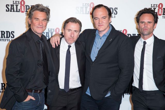 Kurt Russell, Quentin Tarantino, Tim Roth, Walton Goggins