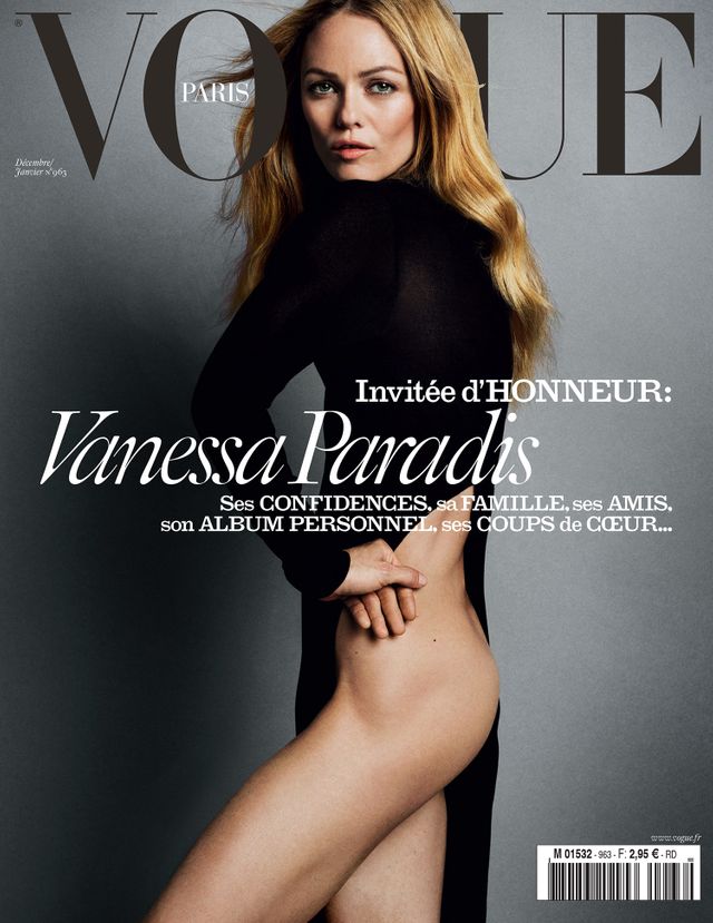 Vanessa Paradis en Une de Vogue