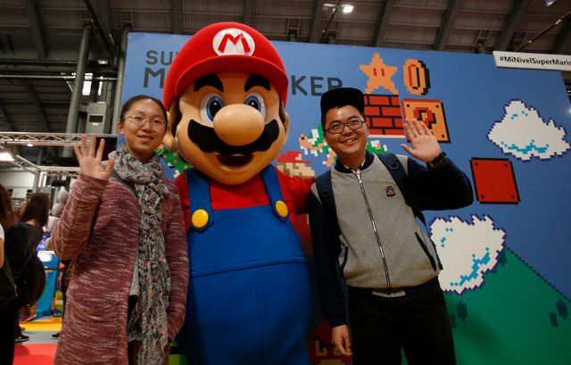 Super Mario et ses fans