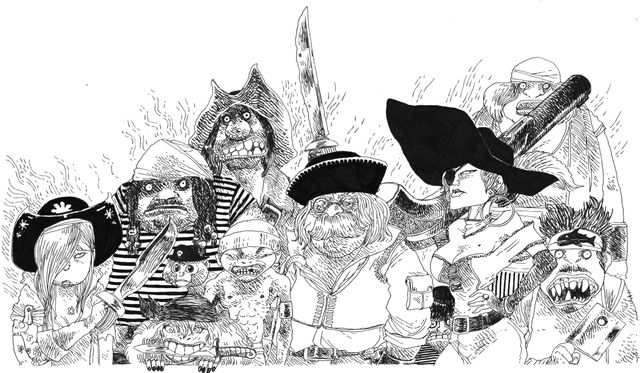Pirates dans Par bonheur le lait