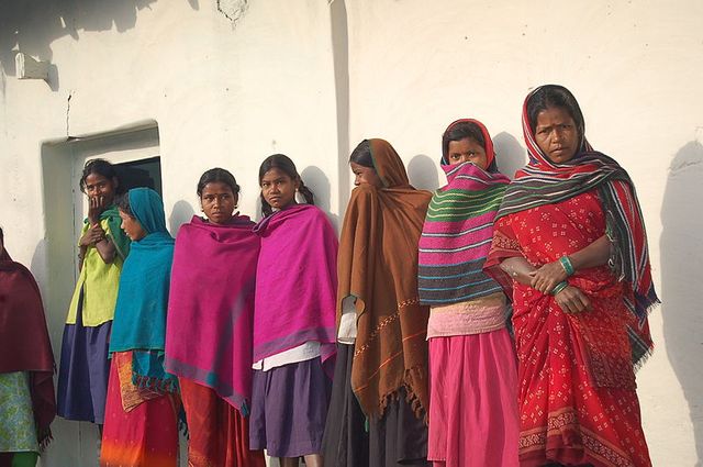 Jeunes femmes indiennes, Chhattisgarh, 2005