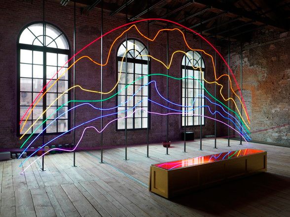 Sarkis, Installation view of "Respiro", Pavilion of Turkey, 56th Venice Biennale, Italy / Gal. N. Obadia