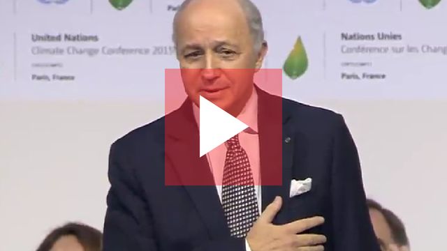 Le discours de Laurent Fabius à la COP21