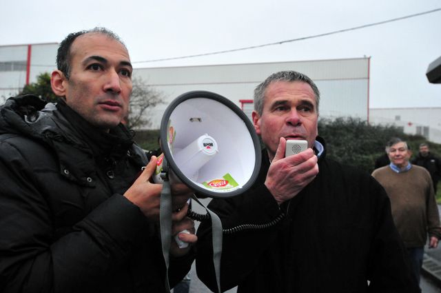 Le Bras et le maire de Lampaul