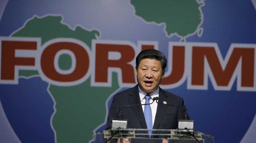 Xi speaks during a Forum on China-Africa Cooperation in Sandton