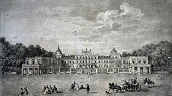Palais royal d'Aranjuez (gravure du 18e siècle)