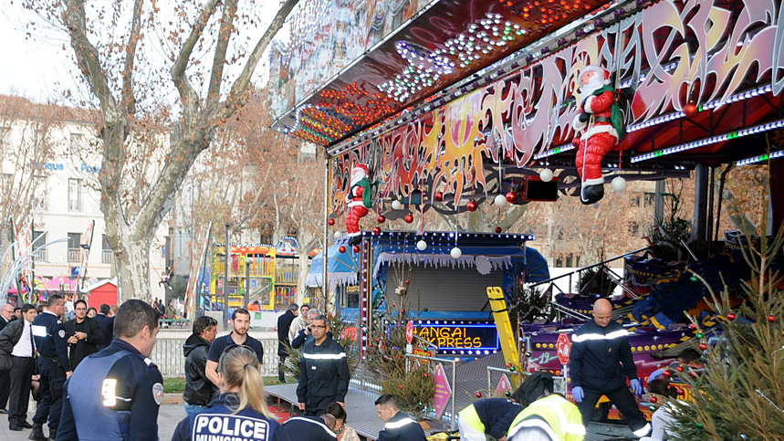 Accident sur un manège à Narbonne le 18 décembre dernier.