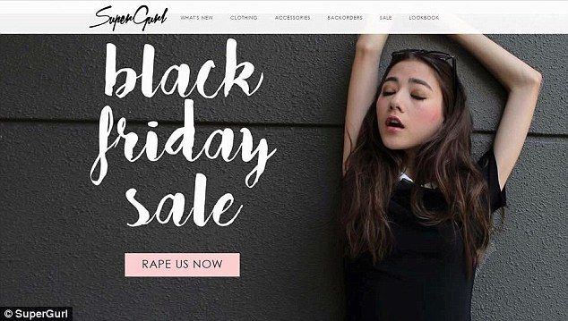 « Rape us now », campagne de Supergurl