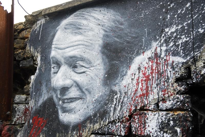 Portrait de Gilles Deleuze à "La demeure du chaos", à Lyon