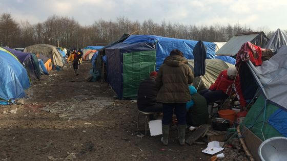 2 500 migrants vivent dans des conditions indignes à Grande-Synthe ©Radio France - Cécile Bidault
