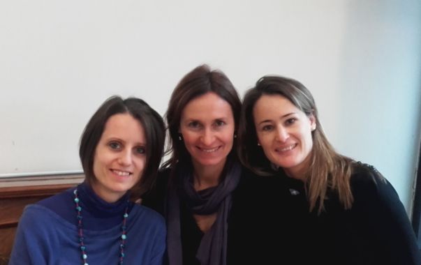 Laetitia Disseix-Berger, Anne-Gabrielle Chatoux-Peter et Anne Lamatelle Meyer, enseignantes de rythmique Dalcroze © Cécile de Kervasdoué