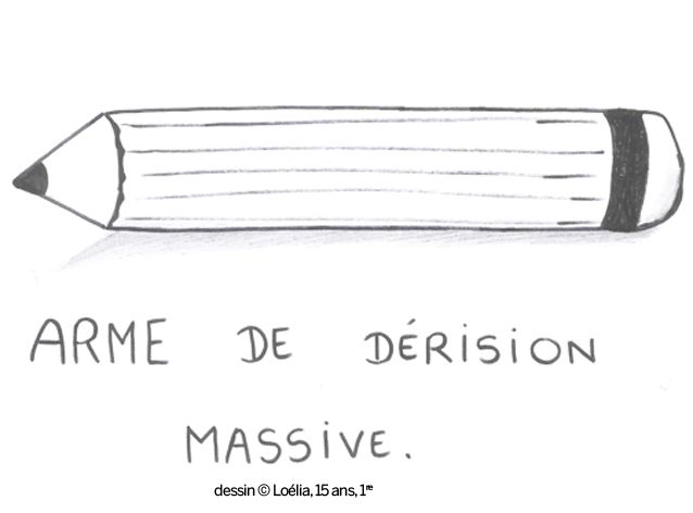 Dessin de Loélia, 15 ans, extrait de "#JEDESSINE" (éd. Les Échappés)
