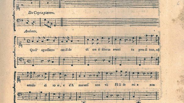 Un extrait de la partition manuscrite retrouvée (© Narodni Muzeum)