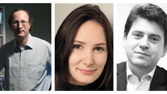 Christian Merlin, Elsa Fottorino et Sylvain Fort DR