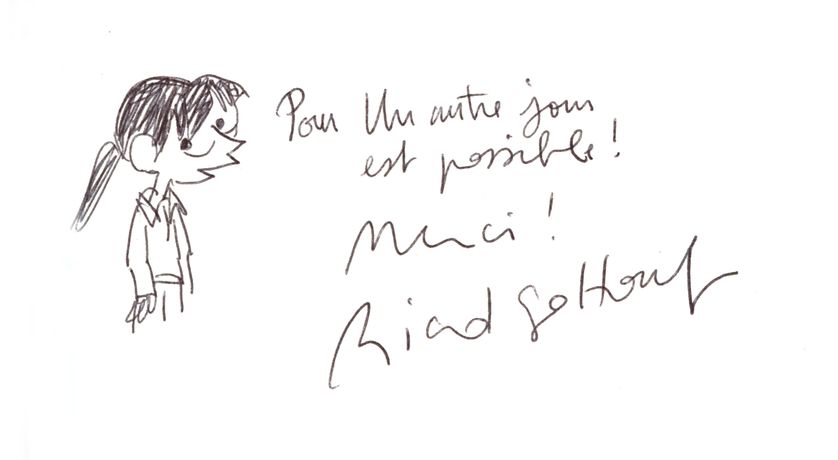 Dessin de Riad Sattouf pour les auditeurs d'Un Autre Jour Est Possible