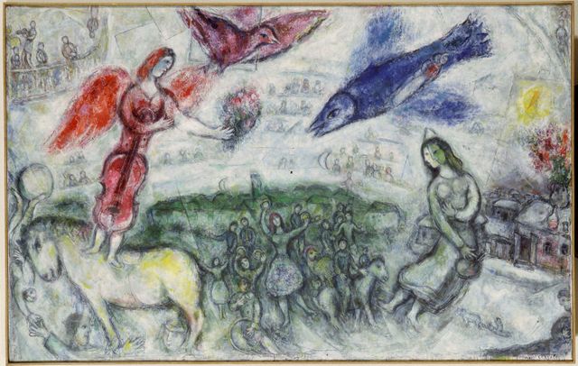Les gens du voyage - Marc Chagall, 1968