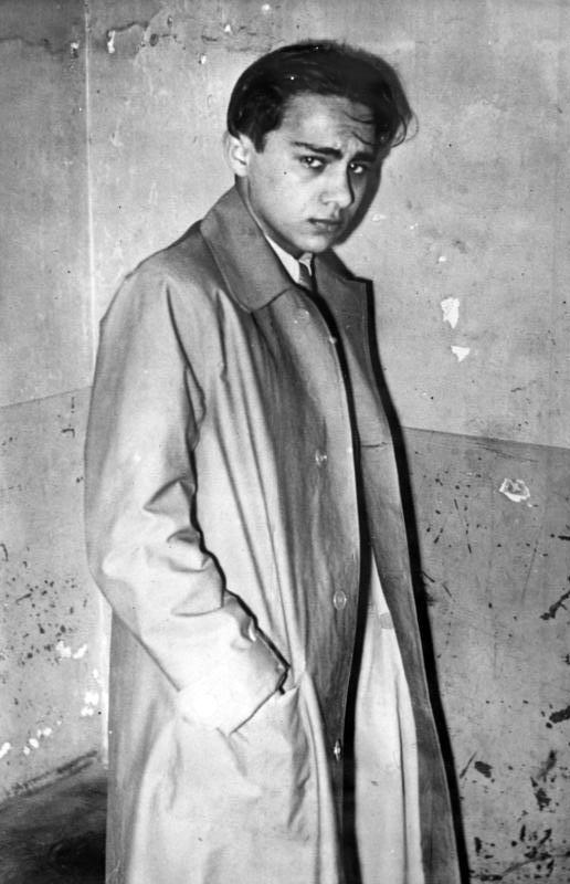 Herschel Grynszpan après son arrestation à Paris en 8 novembre 1938