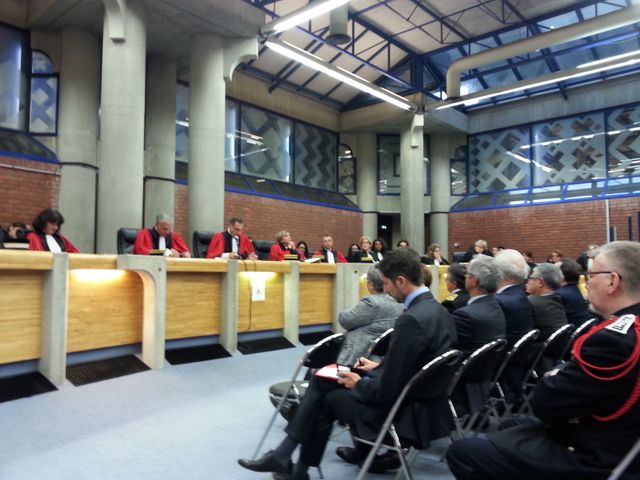 Audience solennelle de rentrée du TGI de Bobigny, 22 janvier 2016.