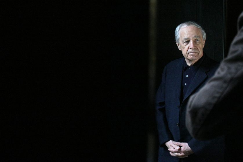 Pierre Boulez au Musée du Louvre en 2008