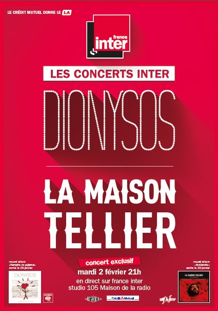 Concert Dionysos et La Maison Tellier