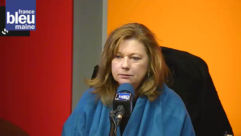 La préfète de la Sarthe dans les studios de FB Maine en novembre 2015