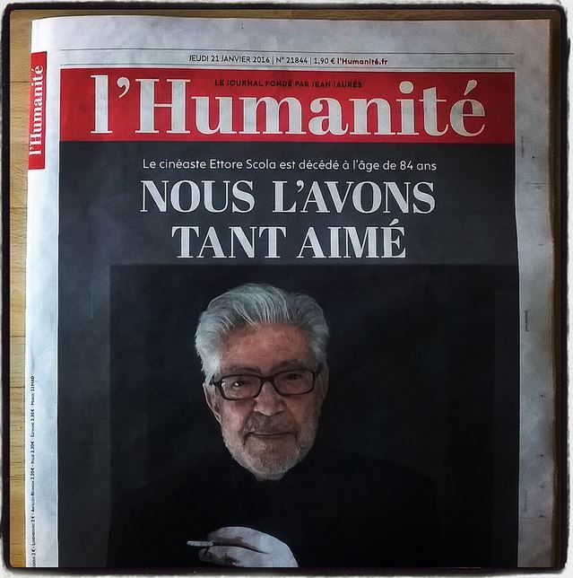 une de l'Huma Ettore SCOLA