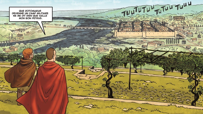 Le tome 1 se déroule des Gallo-Romains jusqu'aux Vikings
