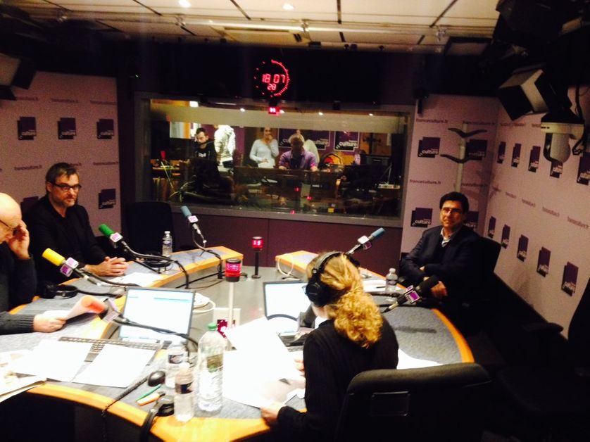 Philippe Aghion et Emmanuel Dockès en studio