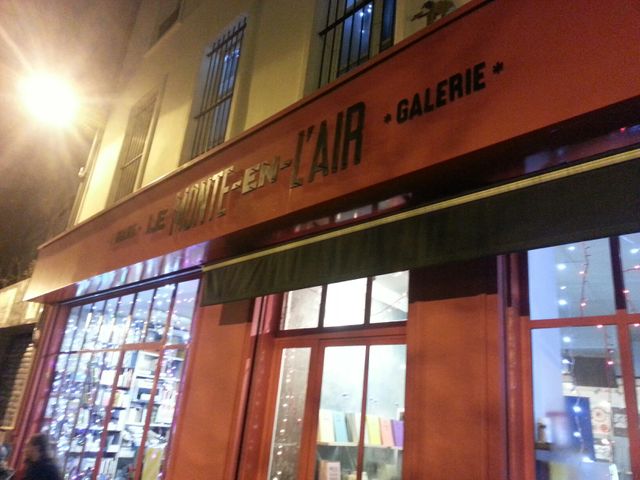 La librairie-galerie Le Monte-en-l’air à Paris dans le 20ème