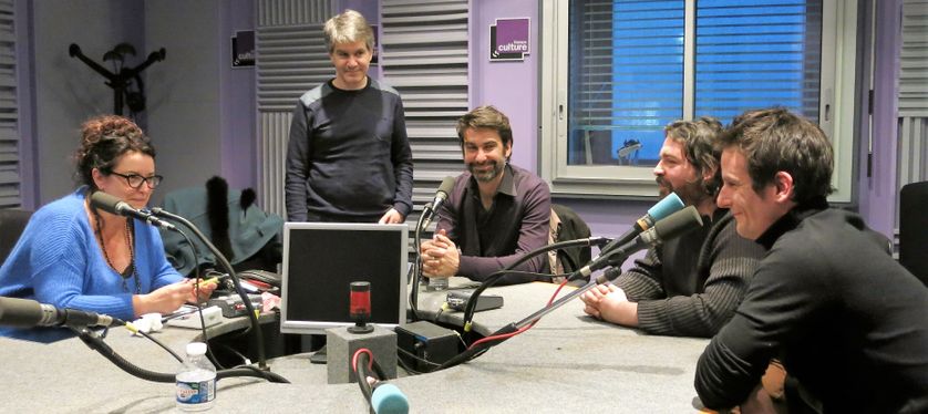 France Culture: Aline Pailler, Olivier Saksik, Joris Mathieu, Philippe Chareyron