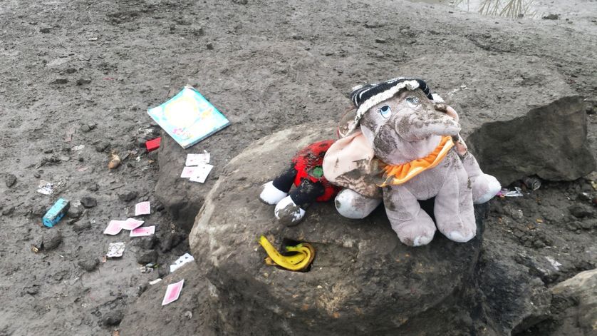 Dans le camp de Grande-Synthe, près de Dunkerque, en décembre 2015
