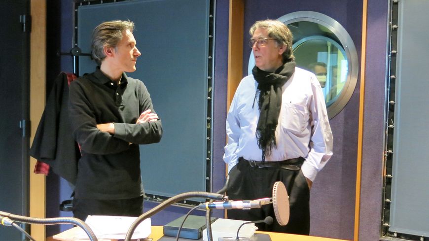 France Musique, studio 142... Philippe Venturini & Jean Duron (de g. à d.) ©Annick Haumier-Radio France