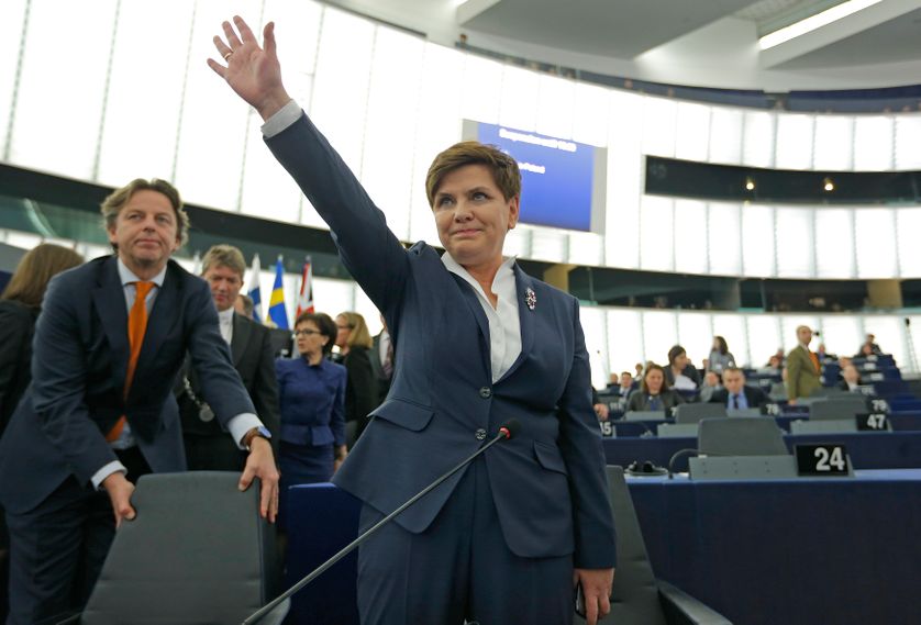 La Première ministre polonaise au Parlement européen le 19 janvier