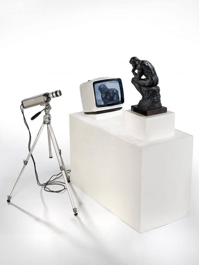 Nam June Paik, TV Rodin (Le penseur), 1978