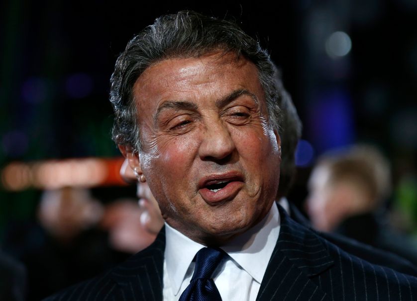 Sylvester Stallone à la première de Creed à Londres