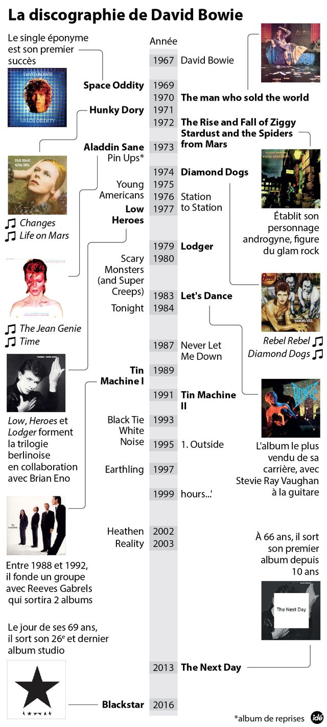 Bowie infographie