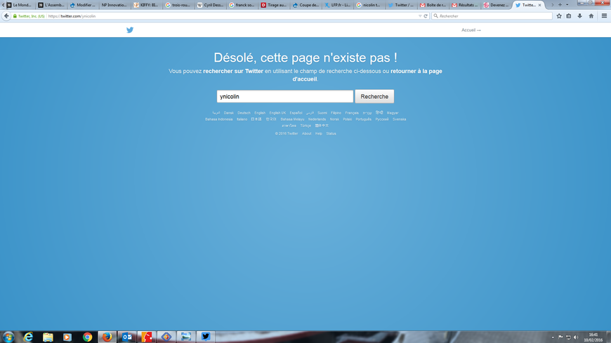 Yves Nicolin supprime son compte Twitter, lassé par les insultes