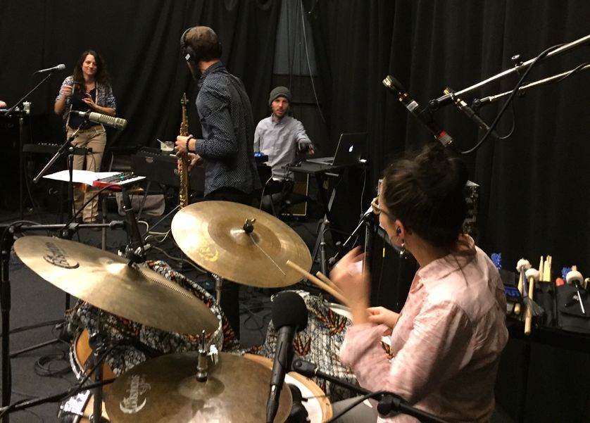 Anne Paceo, Christophe Panzani, Tony Paeleman et Leila Martial